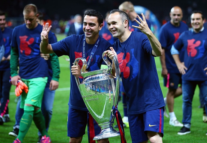 Xavi và Iniesta - Hai nhạc trưởng trong chuỗi danh hiệu của Barca