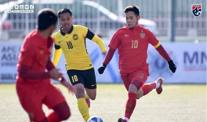 U23 Thái Lan phát điên sau khi được tuyển Lào cứu để giành vé đến VCK U23 châu Á 2022 - Ảnh 4.