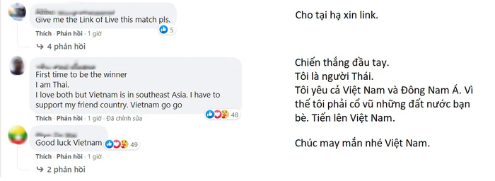 Fan Đông Nam Á xin link để cổ vũ đội tuyển Việt Nam gặp tuyển Trung Quốc - Ảnh 1.