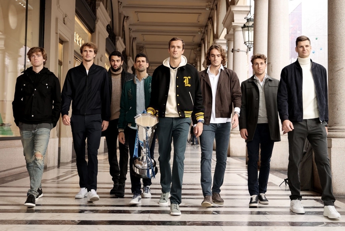 Thần thái cực đỉnh của dàn trai đẹp tề tựu về Turin, chuẩn bị cho đại hội anh hùng giữa 8 tay vợt mạnh nhất thế giới - Ảnh 1.