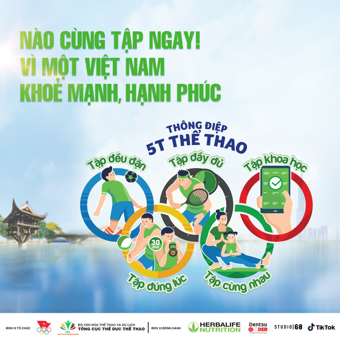 Triển khai dự án &quot;Nào cùng tập ngay! Vì một Việt Nam khoẻ mạnh, hạnh phúc&quot;, khuyến khích tập luyện thể dục thể thao trong cộng đồng - Ảnh 1.