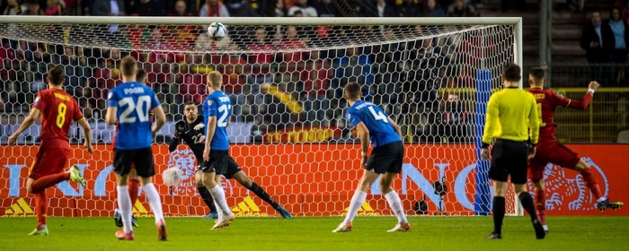 Thắng nhẹ Estonia, Bỉ chính thức góp mặt tại VCK World Cup 2022 - Ảnh 4.