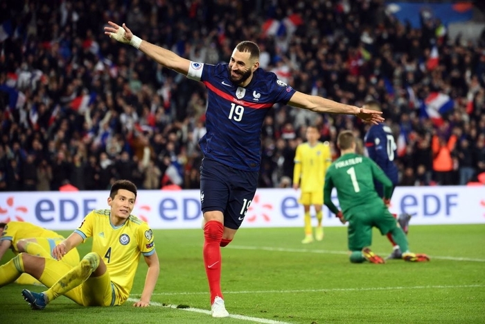 Mbappé và Benzema tỏa sáng, Pháp &quot;hủy diệt&quot; Kazakhstan để giành vé đến World Cup 2022 - Ảnh 5.