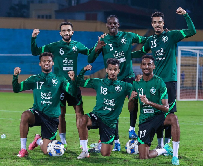 Trực tiếp họp báo trước trận Việt Nam vs Saudi Arabia: HLV Saudi Arabia đặt mục tiêu vào VCK World Cup - Ảnh 2.