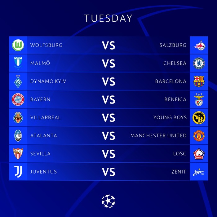 Lịch thi đấu, lịch phát sóng Champions League đêm nay 3/11  - Ảnh 1.