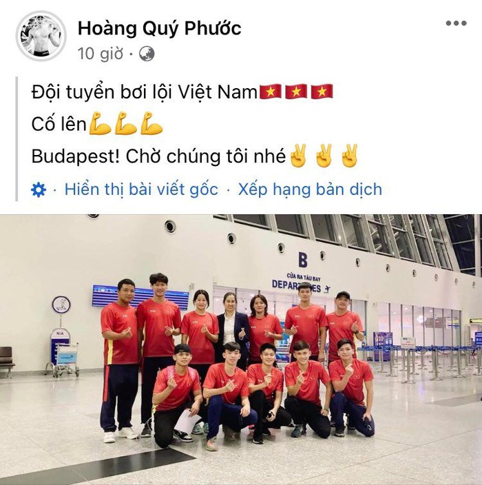 Đội tuyển bơi lội Việt Nam lên đường sang Hungary tập huấn, vắng mặt Ánh Viên - Ảnh 1.