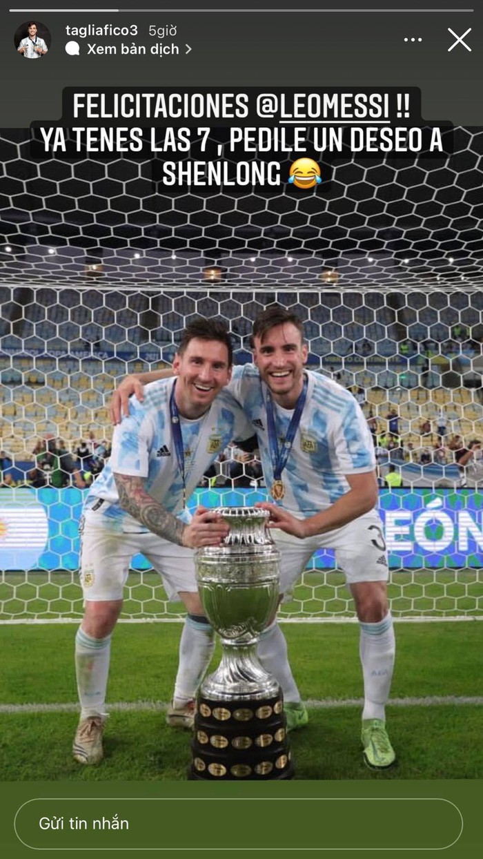 Messi được dàn sao bóng đá chúc mừng sau khi giành Quả bóng Vàng 2021 - Ảnh 16.