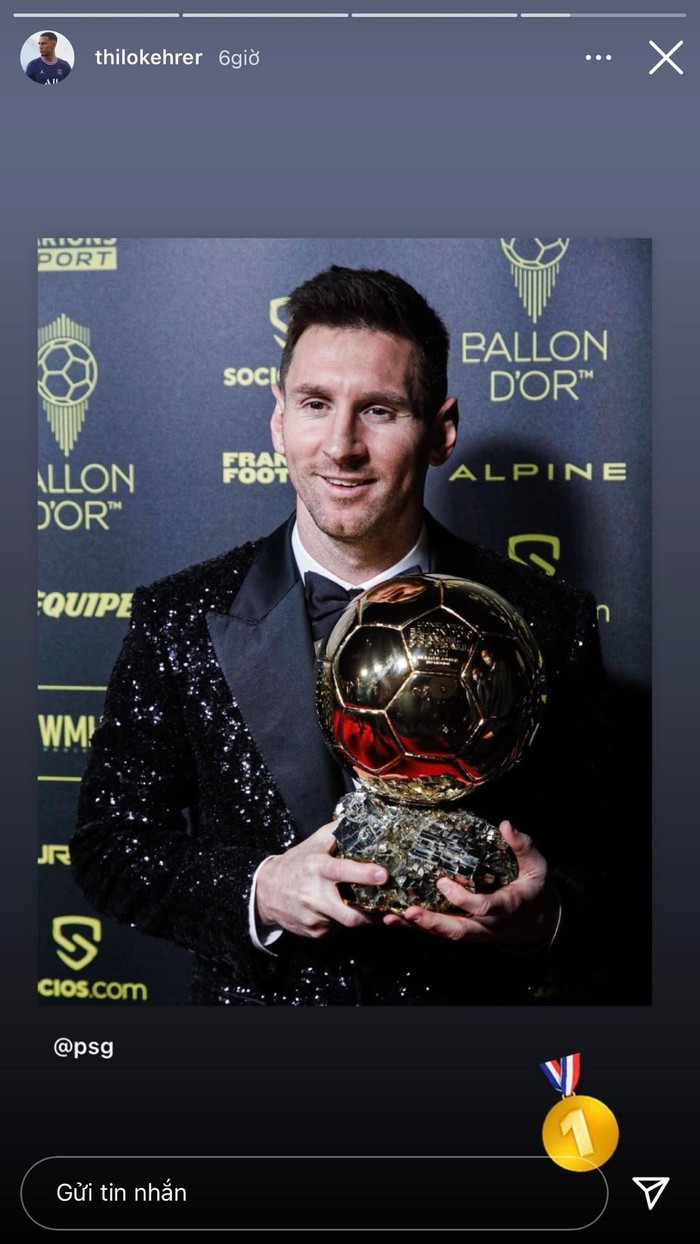 Messi được dàn sao bóng đá chúc mừng sau khi giành Quả bóng Vàng 2021 - Ảnh 12.