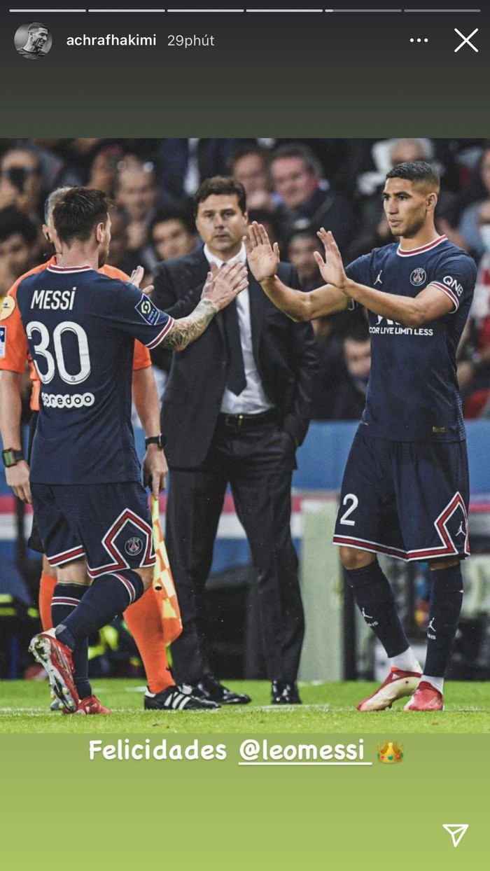 Messi được dàn sao bóng đá chúc mừng sau khi giành Quả bóng Vàng 2021 - Ảnh 9.