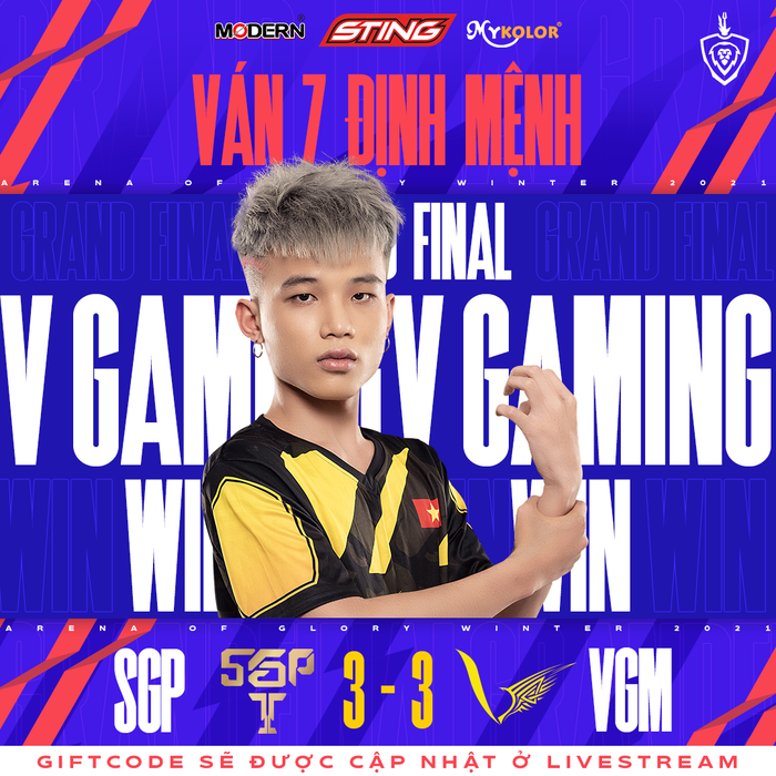 VGM đã có trận chung kết để đời cùng SGP tại ĐTDV mùa Đông 2021