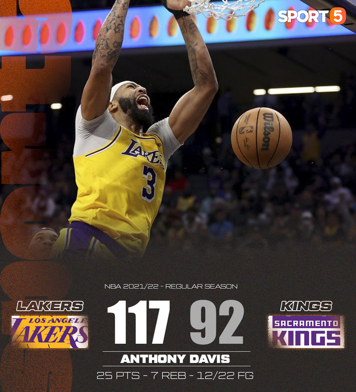 Thiếu vắng LeBron James, Los Angeles Lakers lội ngược dòng ngoạn mục trước Sacramento Kings - Ảnh 3.