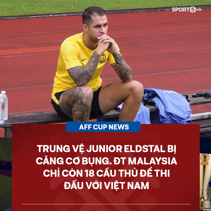 Vận đen đeo bám, ĐT Malaysia tiếp tục thiệt quân trước trận gặp Việt Nam vì lý do hy hữu  - Ảnh 1.