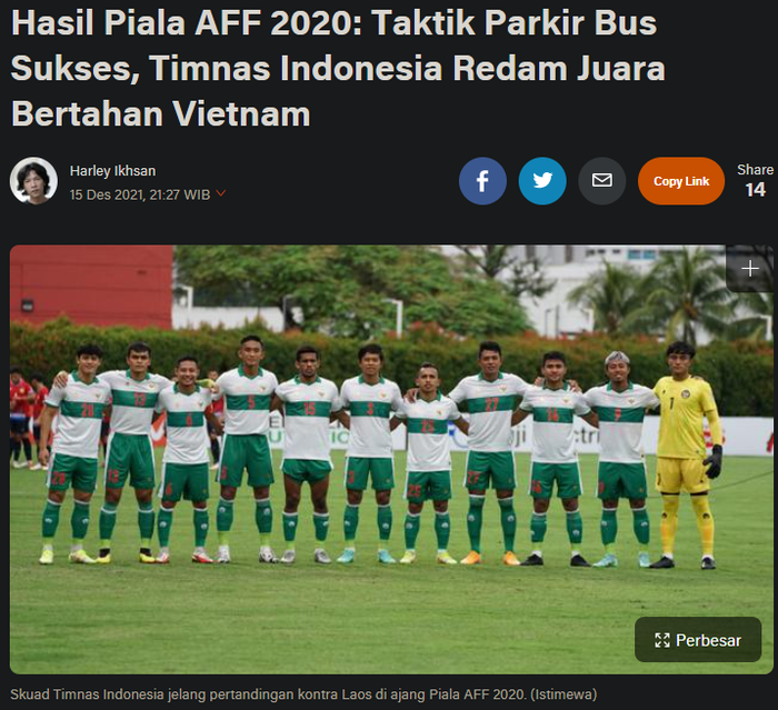 Báo Indonesia thở phào vì chiến thuật đỗ xe bus của đội nhà thành công trong trận gặp tuyển Việt Nam - Ảnh 1.