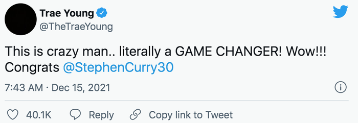 Stephen Curry chiếm sóng MXH cùng loạt phản ứng từ các siêu sao NBA - Ảnh 8.