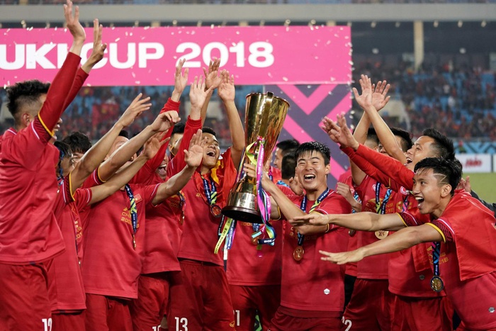 Tuyển Việt Nam tái hiện hành trình vô địch ở AFF Cup 2018 - Ảnh 3.