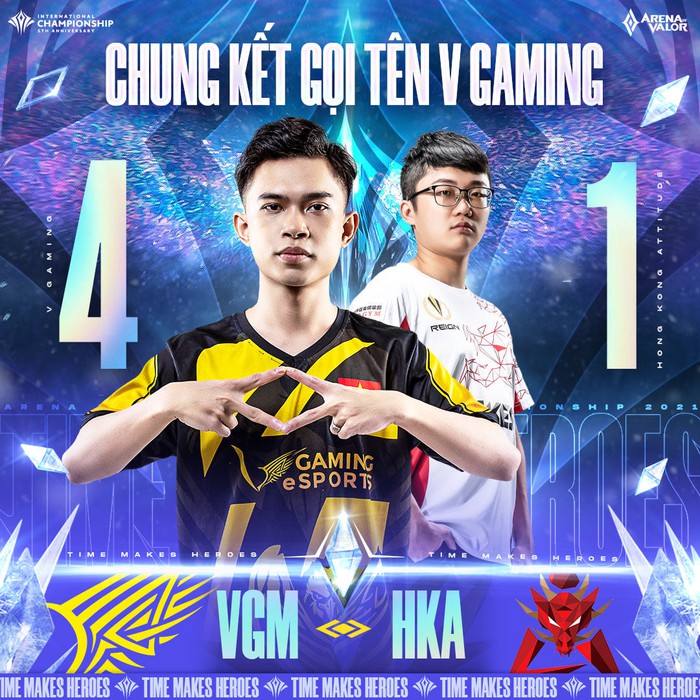 V Gaming đại thắng trước HKA