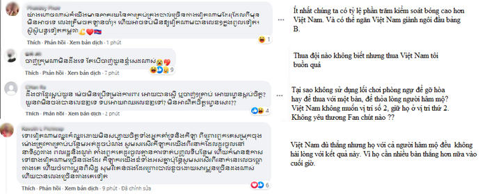 Fan Campuchia: Dù thất bại nhưng chúng ta đã ngăn cản Việt Nam giành ngôi đầu bảng - Ảnh 2.