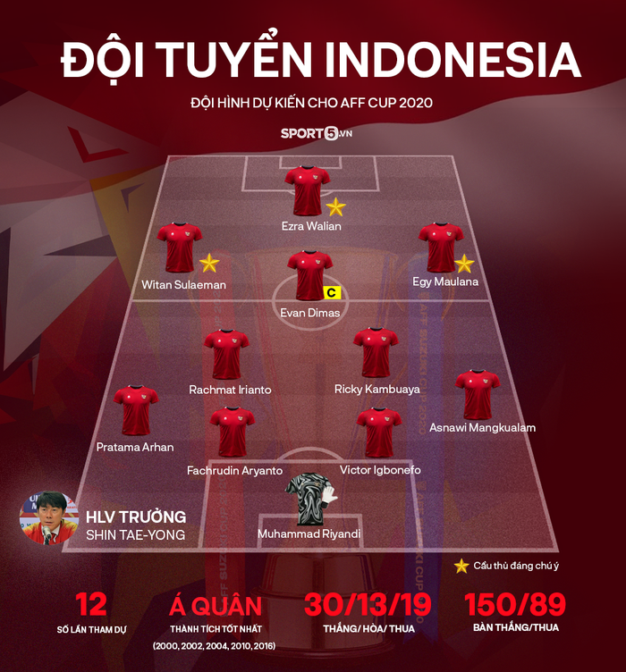 Tuyển Indonesia chốt danh sách dự AFF Cup 2020: &quot;Hung thần&quot; của Tuấn Anh có mặt - Ảnh 4.