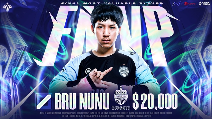 NuNu là người hùng trong chức vô địch xuất sắc của BRU tại AIC 2021