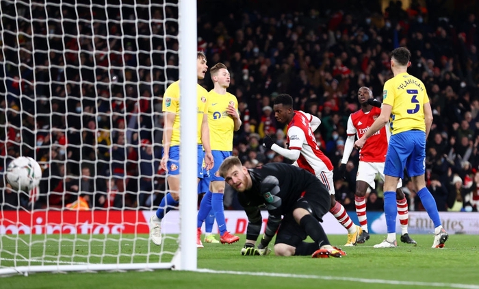 Sao trẻ lập hattrick, Arsenal hiên ngang tiến vào vòng bán kết cúp Liên đoàn Anh - Ảnh 6.