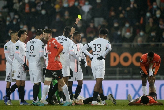 PSG vất vả cầm hòa Lorient trong ngày Ramos nhận thẻ đỏ - Ảnh 4.