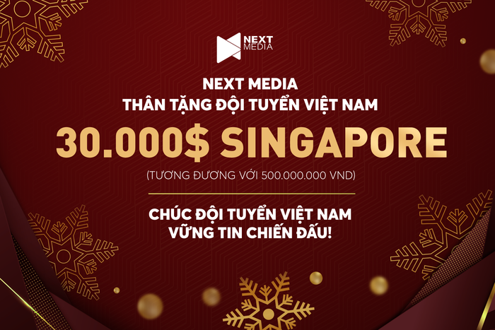 Đội tuyển Việt Nam nhận quà lớn từ &quot;mạnh thường quân&quot; nhân dịp Giáng sinh - Ảnh 1.