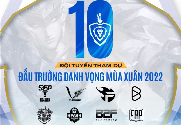 ĐTDV mùa Xuân 2022 sẽ có 10 đội tranh chức vô địch