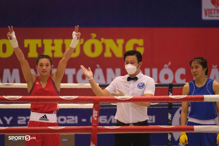 Nguyễn Thị Tâm giành chiến thắng thuyết phục, lên ngôi tại giải vô địch boxing toàn quốc  - Ảnh 9.
