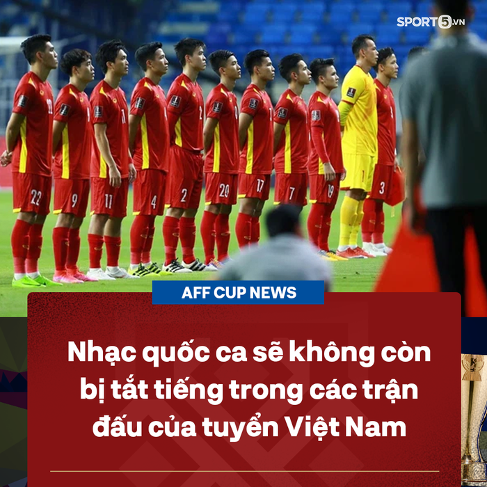 Phần hát Quốc ca của ĐT Việt Nam không còn bị &quot;tắt tiếng&quot; - Ảnh 1.