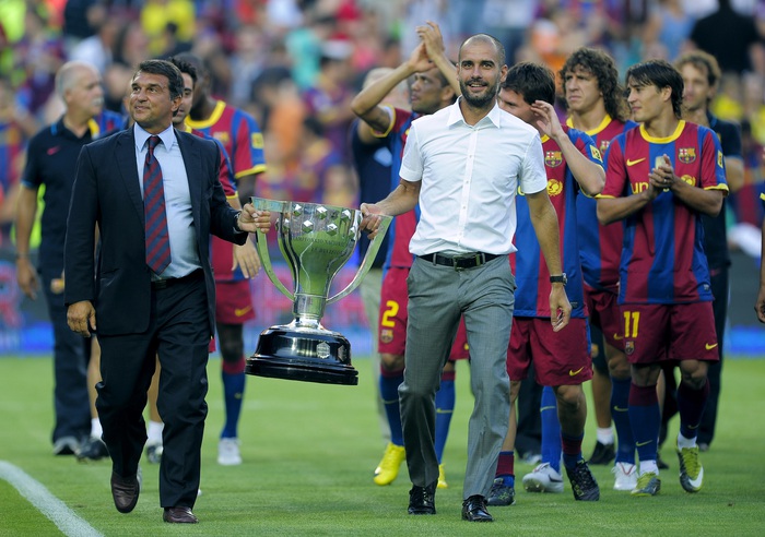 Pep Guardiola chúc mừng đội bóng cũ, gợi ý cuộc đấu thế kỷ giữa Barca 2009 và Bayern 2020 - Ảnh 2.