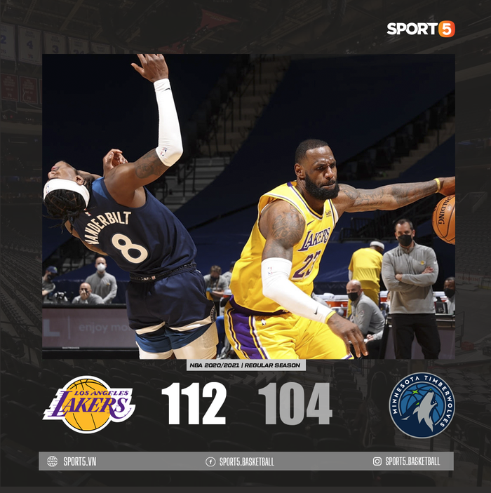 Tiếp tục phong độ hồi xuân, LeBron James đưa Los Angeles Lakers đến với chiến thắng chung cuộc - Ảnh 3.