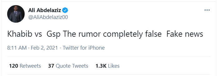 Quản lý của Khabib khiến fan mừng hụt khi đăng tải thông tin liên quan tới trận đại chiến với St-Pierre - Ảnh 2.