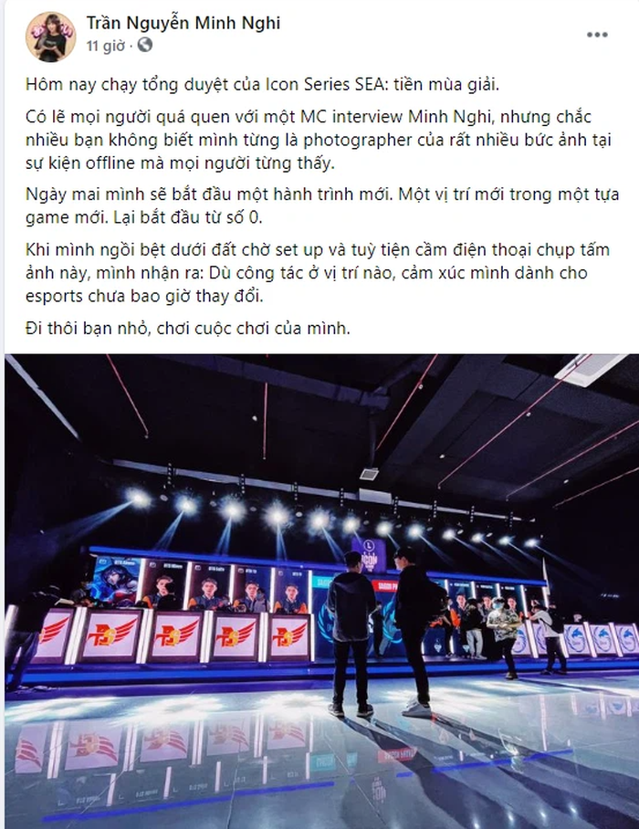 MC Minh Nghi trải lòng trước thềm sự kiện đầu tiên tại LMHT Tốc Chiến: Cảm xúc mình dành cho Esports chưa bao giờ thay đổi - Ảnh 1.