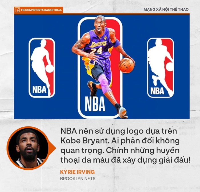 Tranh cãi nảy sinh xung quanh chủ đề NBA thay logo mới: Kobe ...