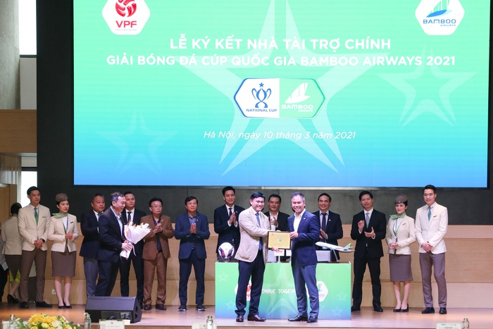 Bamboo Airways là nhà tài trợ chính của giải Cúp Quốc gia năm thứ 3 liên tiếp - Ảnh 1.