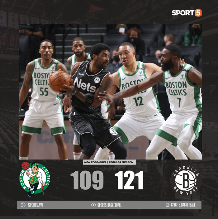 Kyrie Irving tỏa sáng rực rỡ, Brooklyn Nets vượt qua Boston Celtics đầy xứng đáng ở nửa cuối trận đấu - Ảnh 2.