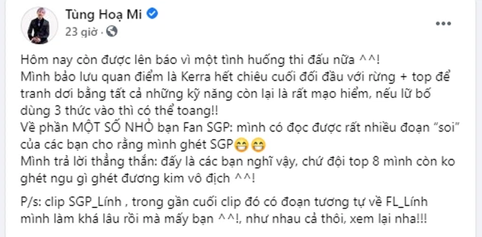 Lai Bâng lên tiếng bảo vệ người hâm mộ, khẳng định BLV Thanh Tùng đã sai - Ảnh 2.