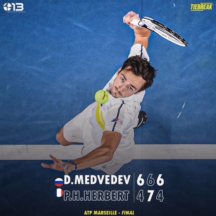 Vô địch Marseille, Medvedev trở thành người đầu tiên sau &quot;Big 4&quot; leo lên số 2 thế giới sau 16 năm - Ảnh 7.