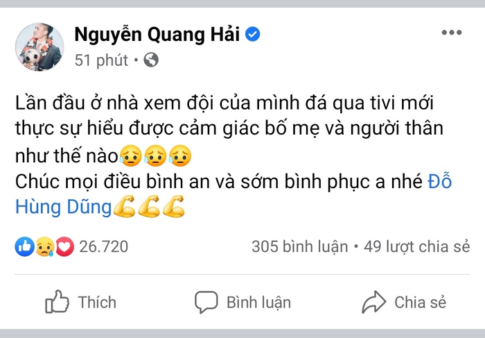 Các đồng nghiệp đồng loạt gửi lời chúc đến Hùng Dũng sau chấn thương kinh hoàng - Ảnh 1.