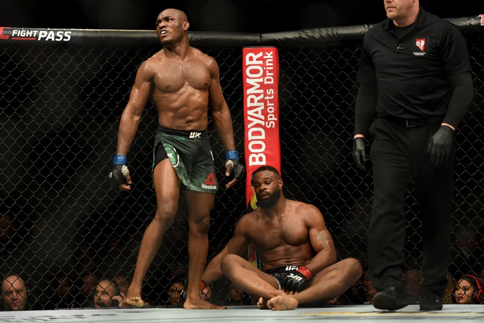 Tyron Woodley khẳng định không giải nghệ, tự nhận hay hơn Kamaru Usman - Ảnh 1.