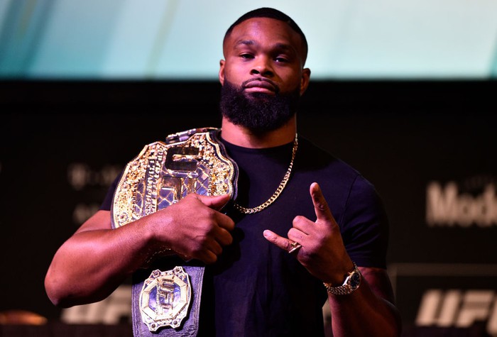 Tyron Woodley khẳng định không giải nghệ, tự nhận hay hơn Kamaru Usman - Ảnh 3.