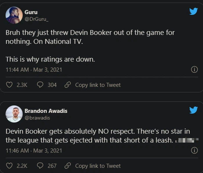 Devin Booker đi &quot;tắm sớm&quot; chỉ trong 5 giây, NHM đặt dấu hỏi về trọng tài NBA ngày nay - Ảnh 5.