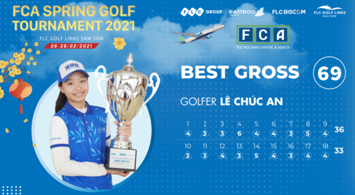 Lê Chúc An trở thành nữ golfer vô địch giải FCA Spring Golf Tournament - Ảnh 2.