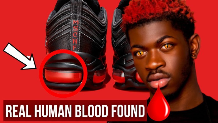 Rapper Lil Nas X gây sốc với đôi giày Air Max 97 phiên bản làm bằng ... máu người - Ảnh 2.