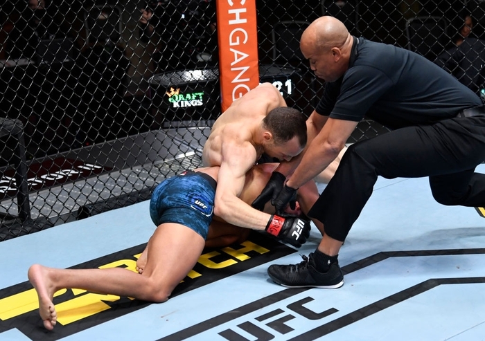 Trọng tài UFC hứng chỉ trích vì quyết định dừng trận đấu chậm chạp - Ảnh 5.