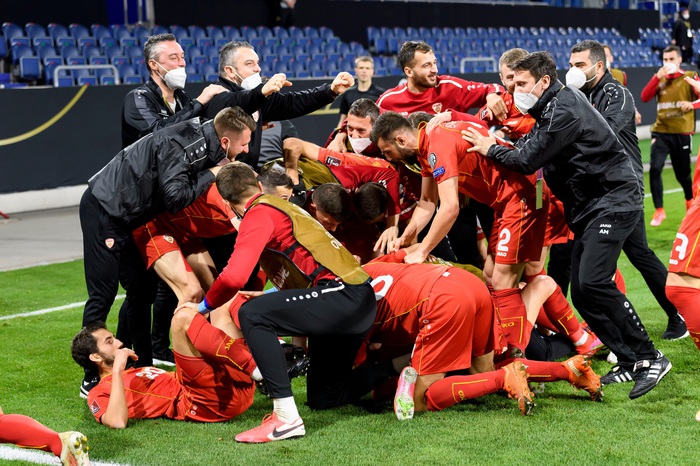 Đức thua sốc &quot;tí hon&quot; Bắc Macedonia trong trận đấu cuối của HLV Joachim Low ở vòng loại World Cup 2022 - Ảnh 1.