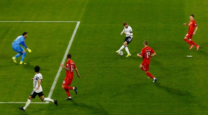 Đức thua sốc &quot;tí hon&quot; Bắc Macedonia trong trận đấu cuối của HLV Joachim Low ở vòng loại World Cup 2022 - Ảnh 9.