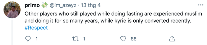 Nghi vấn: Kyrie Irving cải sang đạo Hồi, bỏ thi đấu vì nhịn ăn chay tháng Ramadan - Ảnh 6.