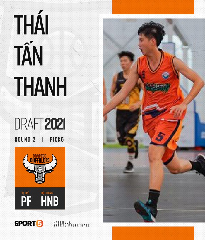 Tổng kết VBA Draft Day 2021: Bom tấn Tâm Đinh về Hanoi Buffaloes, Pick 1 gọi tên William Trần - Ảnh 12.