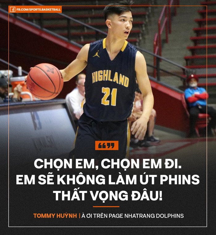 Tommy Huỳnh nói gì khi được sướng tên vào phút chót tại VBA Draft Pool 2021? - Ảnh 1.